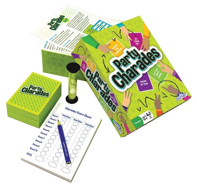 Party Charades Game – Contains 550 charades – Great Family Game for 2 or More Players Ages 10 and up