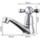 thumbnail image 4 of Grifo monomando moderno para lavabo de agua fría, grifo de cascada, accesorios con acabado cromado, grifo para lavabo de baño, cocina y hogar con filtro, 4 of 7