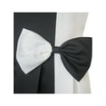 thumbnail image 5 of Girls Dress Color Block Contrast White Black Bow Tie 5, 5 of 8