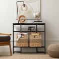 thumbnail image 2 of Casafield 12" x 12" Mixed Weave Storage Baskets, Natural - Set of 2 Collapsible Cubes, Woven Bin Organizers for Bathroom, Bedroom, Laundry, 2 of 8
