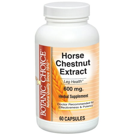 Botanic Choice Horse Chestnut Extract, 60 Ct (Best Horse Chestnut Supplement)