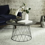 Safavieh Roe 31.5" Round Retro Mid Century Coffee Table, Multiple Colors