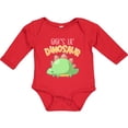 thumbnail image 3 of Inktastic Gigi's Lil' Dinosaur with Cute Stegosaurus Boys or Girls Long Sleeve Baby Bodysuit, 3 of 5