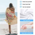 thumbnail image 4 of Beach Towel Love Text Bath Pool Towels Warm Embraces Positive Energy Absorbent Beach Towel Soft Large Quick Dry Lightweight Camping Travel Sports Yoga Gym Swim Towels for Adult 35x70 Inch, 4 of 9