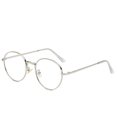 thumbnail image 1 of Lunettes Rétro Rondes Anti-Lumière Bleue pour Femmes Lunettes d'Ordinateur Grande Monture, 1 of 5