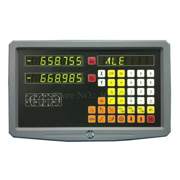 High Accuracy Lathe Milling Machine 2 Axis Digital Readout SDS2MS TLL Input AC110V/220V Linear Scale Two Axes