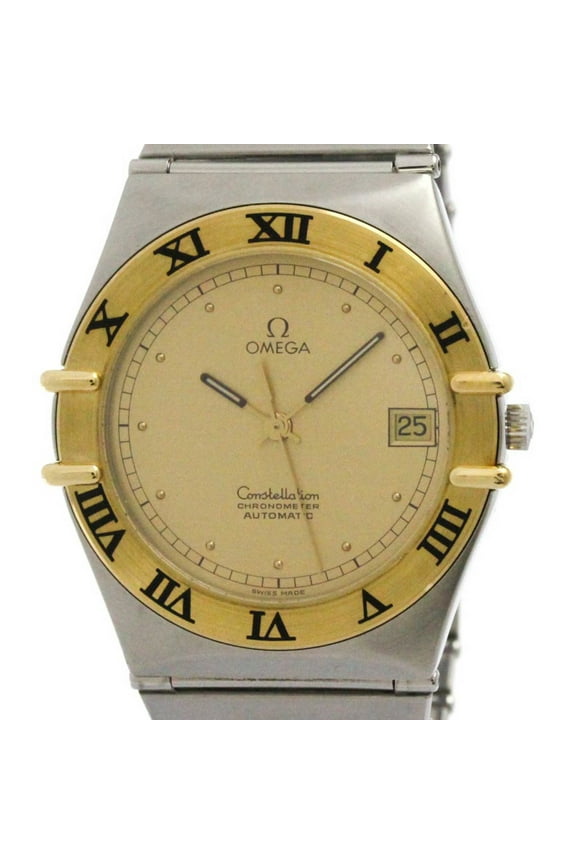 Pre-Owned OMEGA Constellation Automatic Sapphire Back Watch 368.1075 Polished (Good)