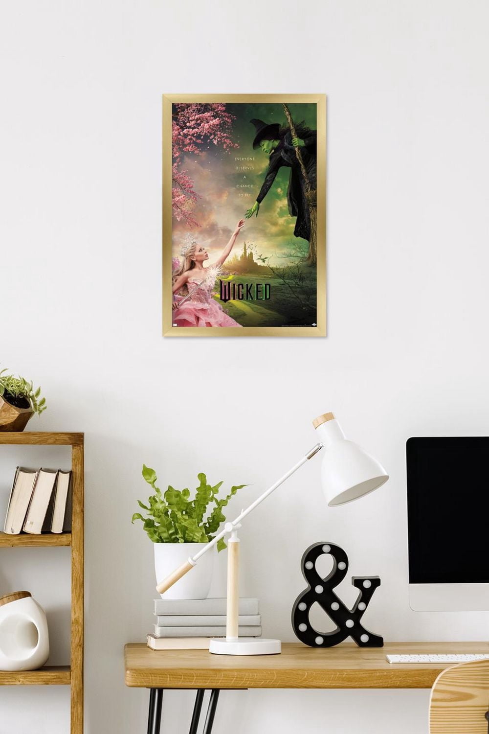 Wicked - One Sheet Wall Poster, 14.725" x 22.375" Framed