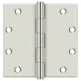 thumbnail image 3 of Deltana DSB5514 5 X 5 Ball Bearing Square Corner Full Mortise Hinge - Nickel, 3 of 3