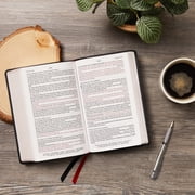 KJV Holy Bible: Large Print Single-Column with 43,000 End-Of-Verse Cross References, Brown Genuine Leather, Personal Siz, (Hardcover)