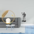 thumbnail image 2 of Escultura de bola de metal, figura decorativa, estatua, soporte, adorno de mesa para pasillo, chimenea, dormitorio, sala de estar, oficina, entrada, d, 2 of 8