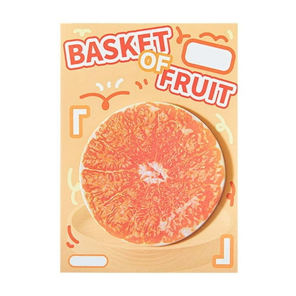Realistic Food Themed Sticky Notes Mini Memo Pad for Journaling and Use