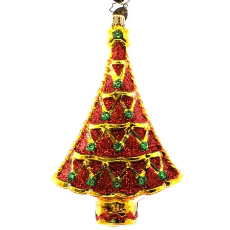 Christopher Radko SPRINGERLE SPRUCE Glass Ornament Christmas