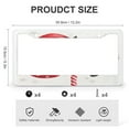 thumbnail image 3 of License Plate Frame Winter Christmas Bell Black Cat Auto Car Accessories Tag 2 Pieces Santa Black Cat Aluminum License Plate Frames for Women Men US Vehicles Standard 12.3" X 6.3", 3 of 6