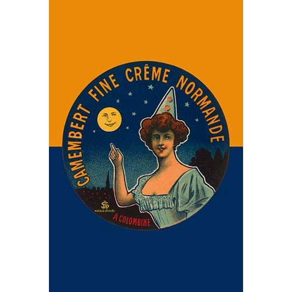 Camembert fine creme Normande- Fine Art Canvas Print (20" x 30")