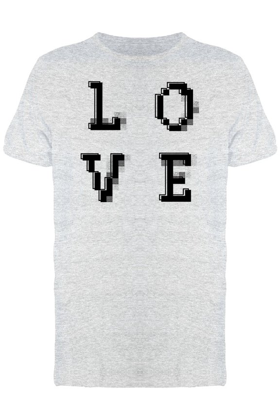 Love In Pixel Art T-Shirt Men -Image by Shutterstock, Male Medium