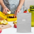 thumbnail image 6 of Insulated Lunch Bags, 10"x6"x13" Thermal Lunch Portable Containers Bag, Grey, 6 of 6