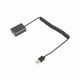 thumbnail image 1 of NP-FW50 5V USB USB USB NP-FW50 Batería Dummy Adaptador de Acoplador Con Cable de Resorte Compatible Flexible Con A7 A7II A7R A7S A7RII A7SII A6000 A5000 A3000 NEX5 NEX3 INS, 1 of 7