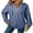 Dark Blue, variant on Eytino Hoodies for Women Hooded Sweatshirt Casual Long Sleeve V Neck Lightweight Knit Loose Drawstring Workout Fall Tops S-2XL