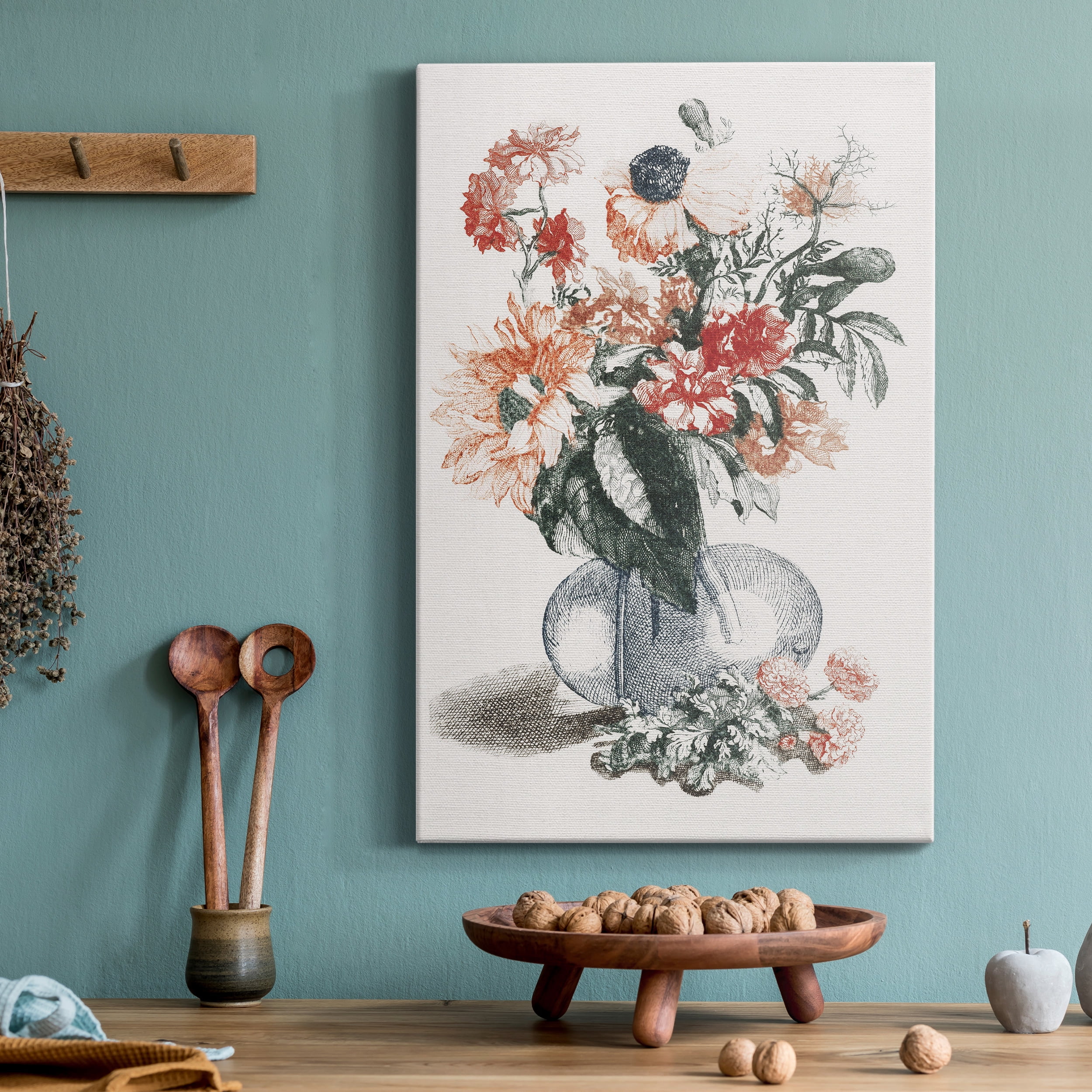 Flowers in a Vase III Premium Gallery Wrapped Canvas - Ready to Hang - 40 x 60