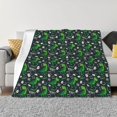 thumbnail image 1 of Fotbe Dinosaur and Bone Manta de Franela con Estampado, Manta Ultrasuave para Cama, Sofá, Auto, Hipoalergénica y Antibolitas-60"x50", 1 of 6