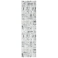 thumbnail image 3 of SAFAVIEH Amelia Carrie Abstract Runner Rug, Gray/Charcoal, 2'2" x 8', 3 of 11