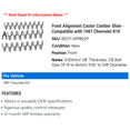 thumbnail image 2 of Front Alignment Caster Camber Shim - Compatible with 1987 Chevy R10, 2 of 2
