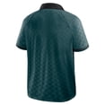 thumbnail image 5 of Men's Fanatics Midnight Green/Black Philadelphia Eagles Homerun Raglan V-Neck Polo, 5 of 5