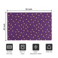 thumbnail image 5 of Purple Sun Star Swirl Pattern Door Rugs,Washable Non Slip Door Mats Indoor,Decorative Door Mats,Entry Mat Indoor for Entrance,Bedroom,Kitchen,Bathroom,20"x32", 5 of 6