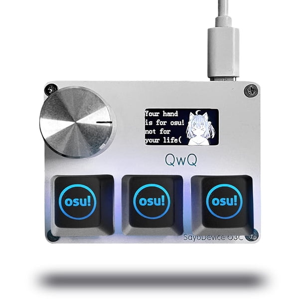 Teclado BTXETUEL SayoDevice O3C OSU Rapid Trigger Hall Switches