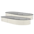 thumbnail image 4 of GloryStar Outdoor Galvanized Raised Bed, Metal Planter Box for Gardening, Rust-Resistant and Simple Assembly, 4 of 8