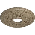 thumbnail image 3 of Ekena Millwork 15 3/8"OD x 4 1/4"ID x 1 1/2"P Baltimore Ceiling Medallion (Fits Canopies up to 5 1/2"), Hand-Painted Gobi Desert Crackle, 3 of 6