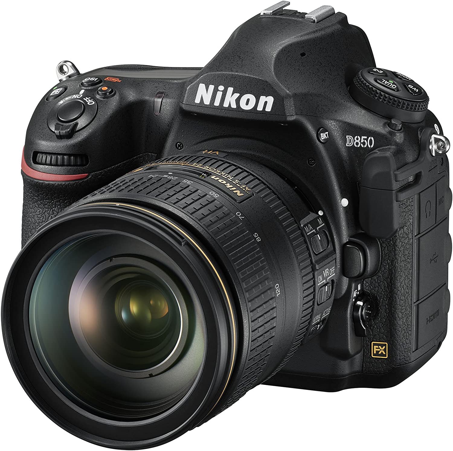 Nikon D850 FX-Format Digital SLR Camera Body w/AF-S NIKKOR 24-120MM F/4G ED VR Lens (Intl Model) - image 2 of 4