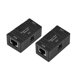 thumbnail image 1 of Módulo de fuente de alimentación POE RJ45, adaptador Ethernet de inyector POE para cámara IP de red, color negro, 2 uds., 1 of 5