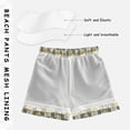 thumbnail image 3 of FORMRS Boys Swim Trunks Quick Dry Mesh Lining Beach Boardshorts, Sizes XS-XL, Olive Green Flowers, 3 of 7