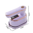 thumbnail image 3 of CNKOO Upgrade Portable Mini Ironing Machine  180°Rotatable Handheld Steam Iron  Foldable Travel Garment Steamer for Fabric Clothes Good for Home and Travel  for Cars Accessories, 3 of 8