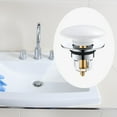 thumbnail image 4 of Qnjujn Brass Sink Stopper with Filter, Plug & Play Design, Anti-Odor & Anti-Clog Drain Plug for Basin, Bathroom, Kitchen, Leak-Proof & Easy Install, 4 of 6