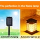 thumbnail image 4 of 1 paquete de luces solares para colgar al aire libre, luces de llama intermitentes danzantes para porche de Patio, 4 of 5