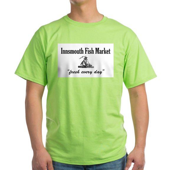 CafePress - Innsmouth Fish Market Light T Shirt - Light T-Shirt - CP