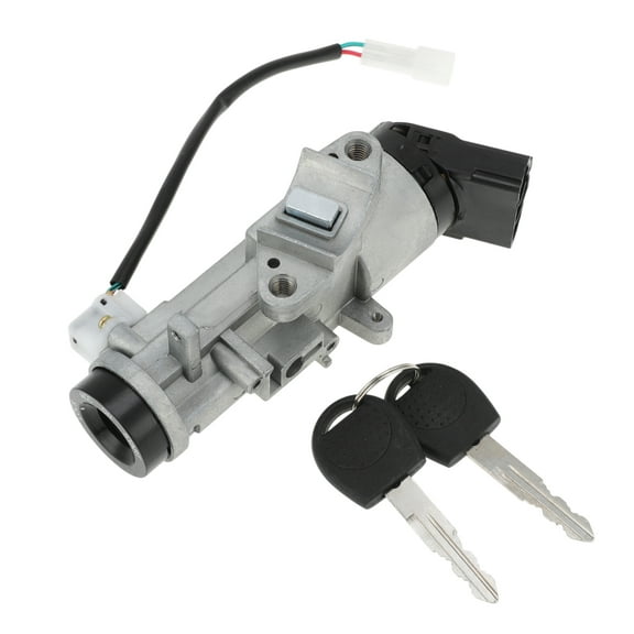 Unique Bargains No.96261298/96414708 Ignition Lock Cylinder for Chevrolet Aveo 2004-2011 for Pontiac G3 2010 Ignition Switch Cylinder Barrel Lock with 2 Key Set