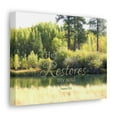 thumbnail image 7 of Scripture Walls He Restores My Soul Psalm 23:3 Bible Verse Canvas Christian Wall Art Ready to Hang Unframed, 7 of 7