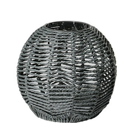 

Pendant Light Shade Chandelier Lampshade Rope Weave Bulb Cage Handmade Light Cover for Living Room Bedroom