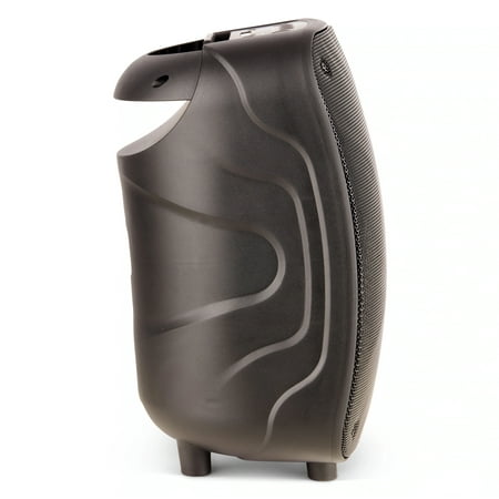 QFX - 8" BT Speaker BT Recharge Wedge Design - Black