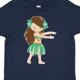 thumbnail image 4 of Inktastic Brown Haired Hula Girl Girls Toddler T-Shirt, 4 of 5