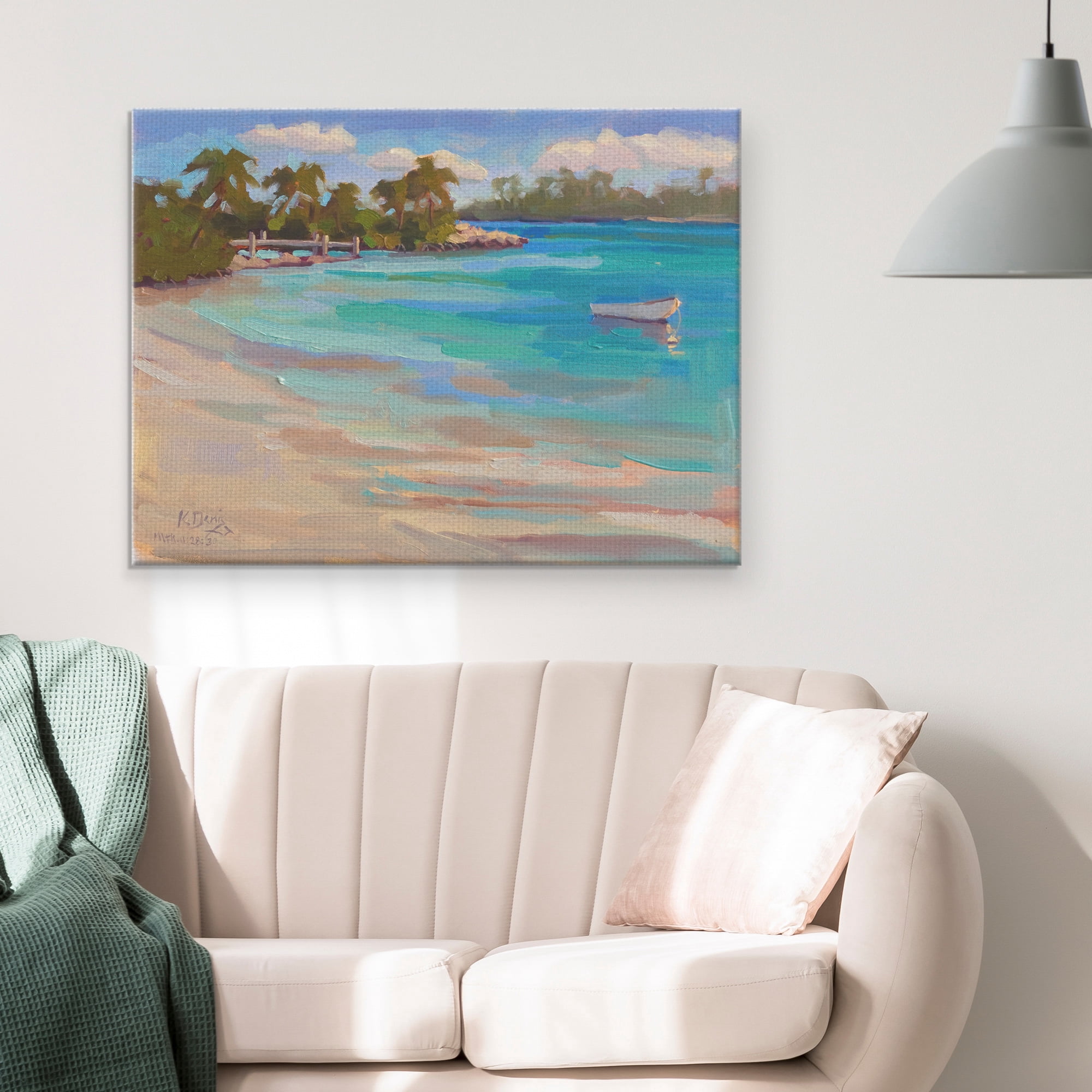 Masterpiece Art Gallery Solitude Beach By Kathleen Denis Canvas Art Print 30" x 40"