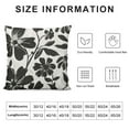 thumbnail image 5 of COMIO Modern Minimalist Pillow Covers,Black and Beige Throw Pillows,Abstract Floral Pillow Covers,Boho Floral Pillow Covers,Modern Pillow Covers Decor for Home Bedroom Sofa Bed Car, 5 of 5