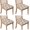 Pioneer Flower Floral, variant on Pioneer Flower Floral Print Pattern Seat Covers for Dining Room Chairs Set Of 4,Stretch Printed Washable Chair Seat Cover with Elastic Ties and Button,Removable Waterproof Couch Cushion Covers