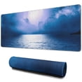 thumbnail image 1 of SciFi Space Moon Mouse Pad for Ultimate Gaming Performance: Extended Large Size, Stitched Edges, Anti-Slip Base, Perfect for Gaming, Home & Office Use, 31.5x11.8 Inch, 1 of 7