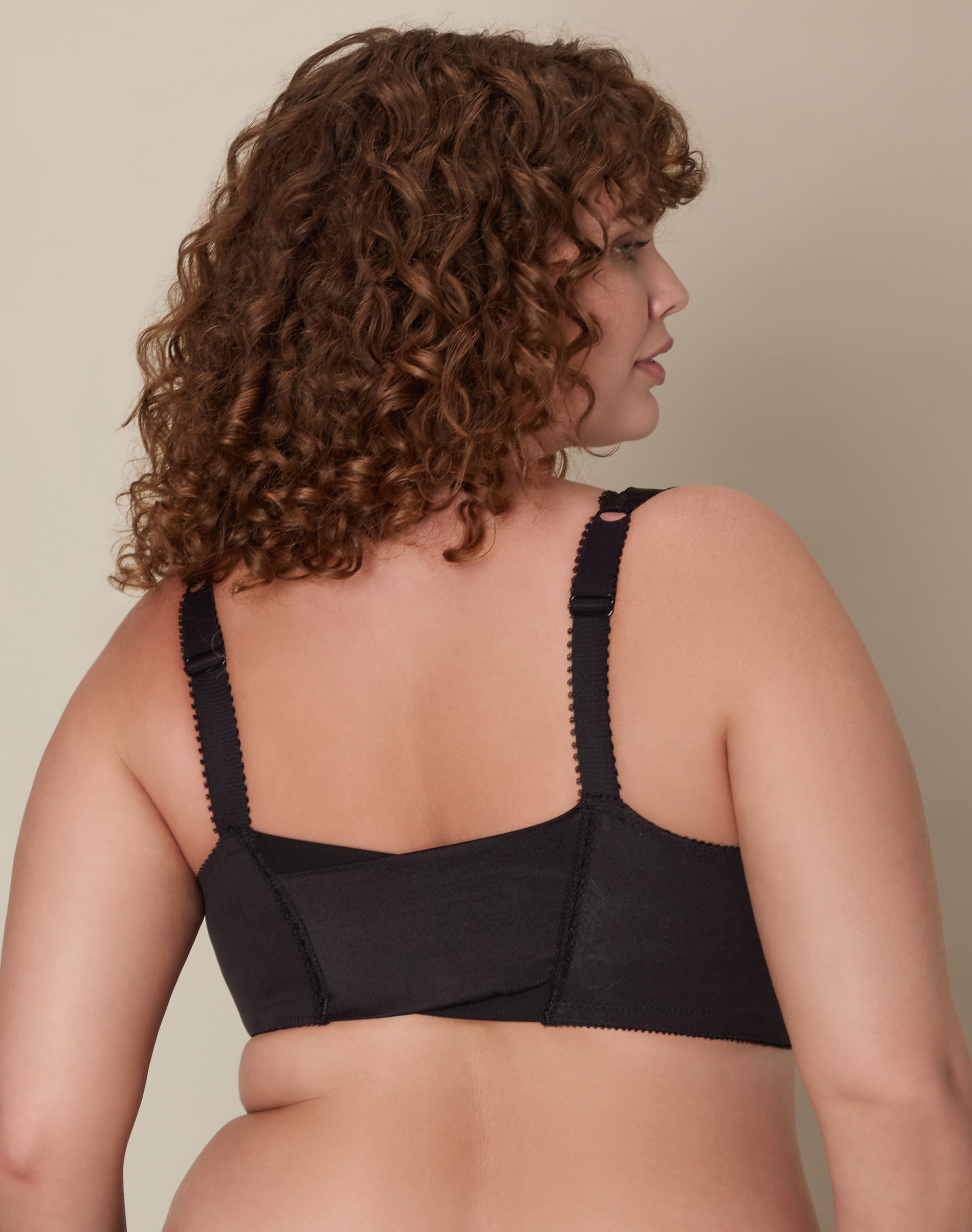 Playtex Wirefree Bra 18 Hour 4695 Front-Close With Flex Back M Frame Breathable Women's