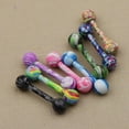 thumbnail image 3 of 8 Piezas de Acero Inoxidable Zulema Bola UA para Oreja Piercings Multicolor, 3 of 8